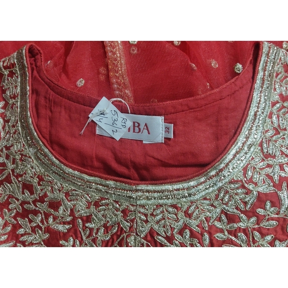 Biba silk anarkali suit set - Picture 7 of 10